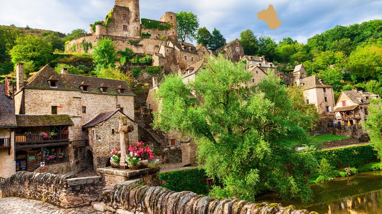 Aveyron con su mapita